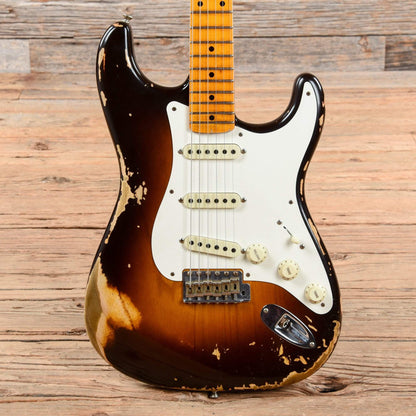 Fender Custom Shop 1957 Stratocaster "Chicago Special" Heavy Relic Wide Fade Chocolate 2-Color Sunburst 2019 Electric Guitars / Solid Body