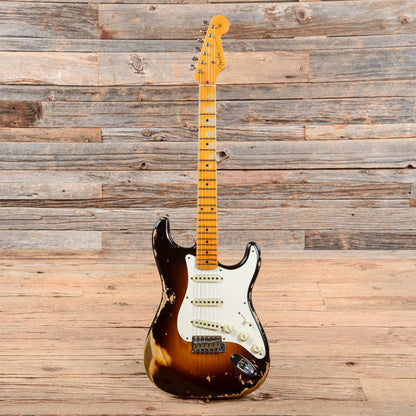 Fender Custom Shop 1957 Stratocaster "Chicago Special" Heavy Relic Wide Fade Chocolate 2-Color Sunburst 2019 Electric Guitars / Solid Body