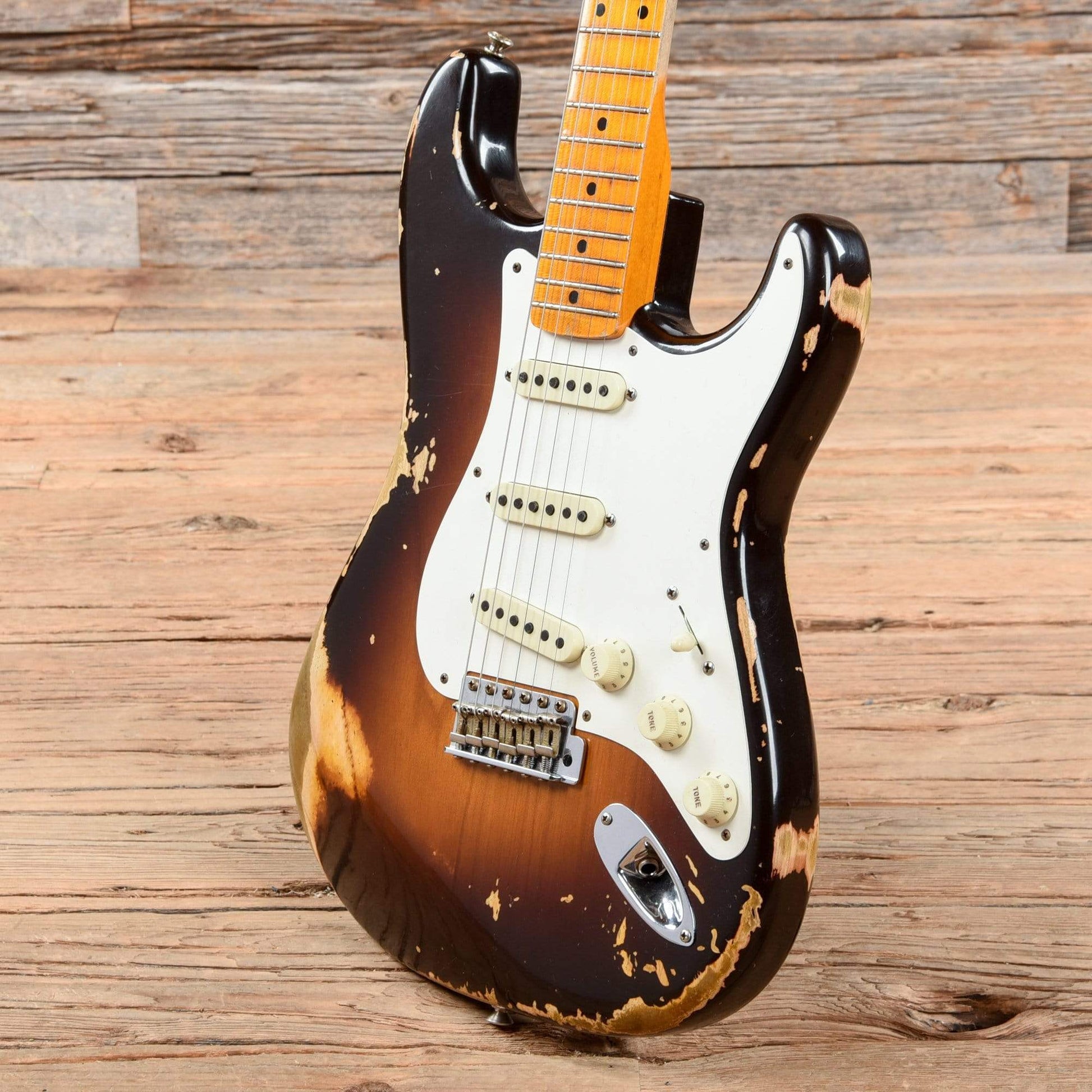Fender Custom Shop 1957 Stratocaster "Chicago Special" Heavy Relic Wide Fade Chocolate 2-Color Sunburst 2019 Electric Guitars / Solid Body