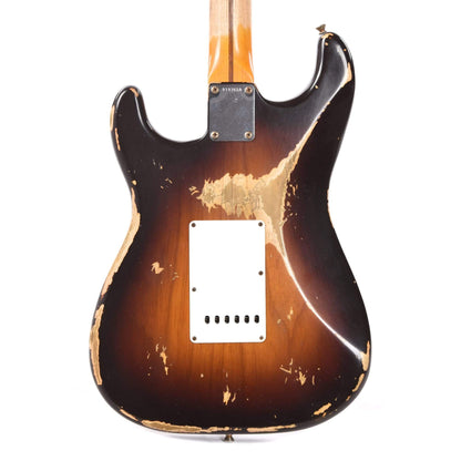 Fender Custom Shop 1957 Stratocaster "Chicago Special" Heavy Relic Wide Fade Chocolate 2-Color Sunburst Electric Guitars / Solid Body