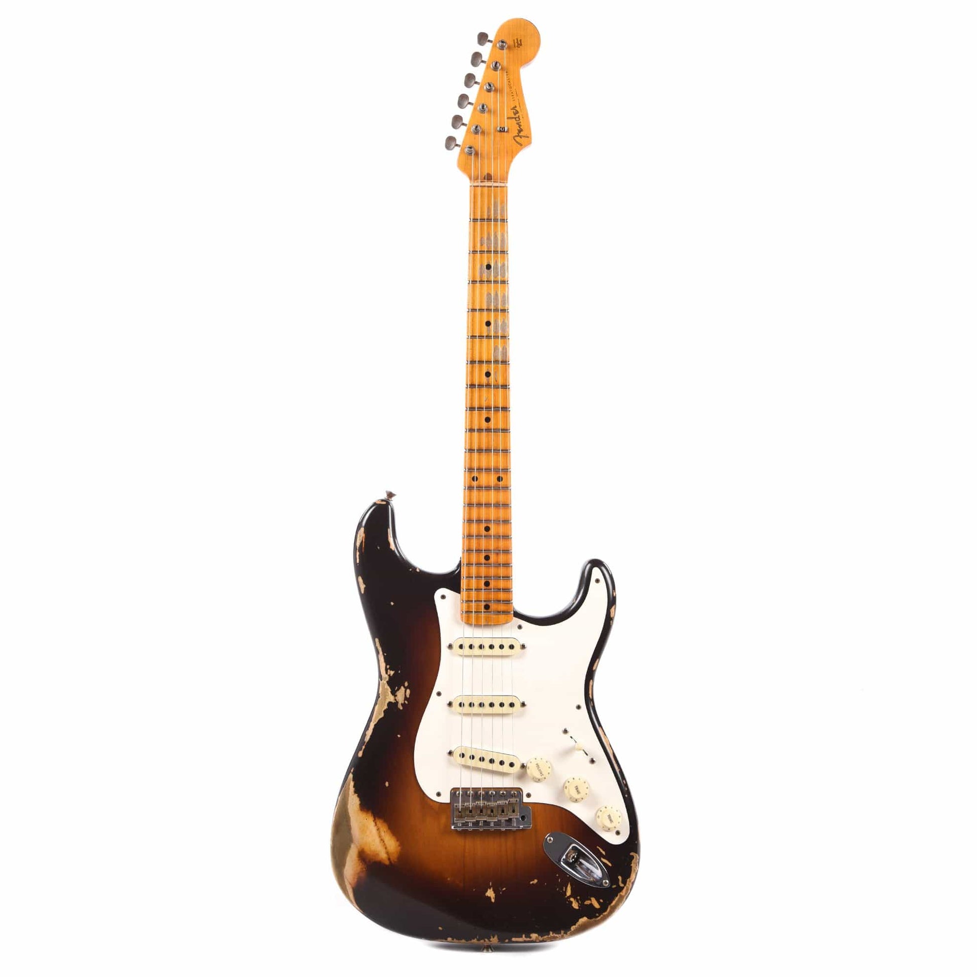 Fender Custom Shop 1957 Stratocaster "Chicago Special" Heavy Relic Wide Fade Chocolate 2-Color Sunburst Electric Guitars / Solid Body