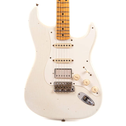 Fender Custom Shop 1957 Stratocaster "Chicago Special" HSS Journeyman Relic Super Aged Olympic White w/Lollar Low-Wind Imperial Electric Guitars / Solid Body