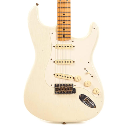 Fender Custom Shop 1957 Stratocaster "Chicago Special" Journeyman Aged Olympic White w/AA Flame Quartersawn Neck Electric Guitars / Solid Body