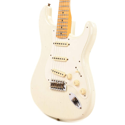 Fender Custom Shop 1957 Stratocaster "Chicago Special" Journeyman Aged Olympic White w/AA Flame Quartersawn Neck Electric Guitars / Solid Body