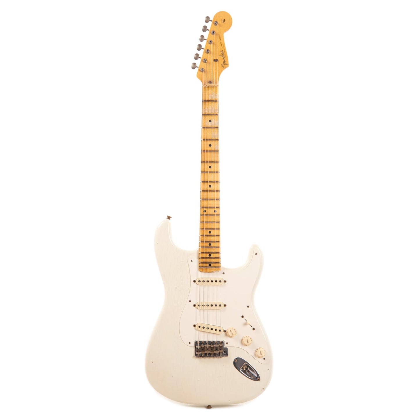 Fender Custom Shop 1957 Stratocaster "Chicago Special" Journeyman Aged Olympic White w/AA Flame Quartersawn Neck Electric Guitars / Solid Body