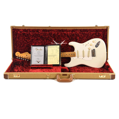Fender Custom Shop 1957 Stratocaster "Chicago Special" Journeyman Aged Olympic White w/AA Flame Quartersawn Neck Electric Guitars / Solid Body