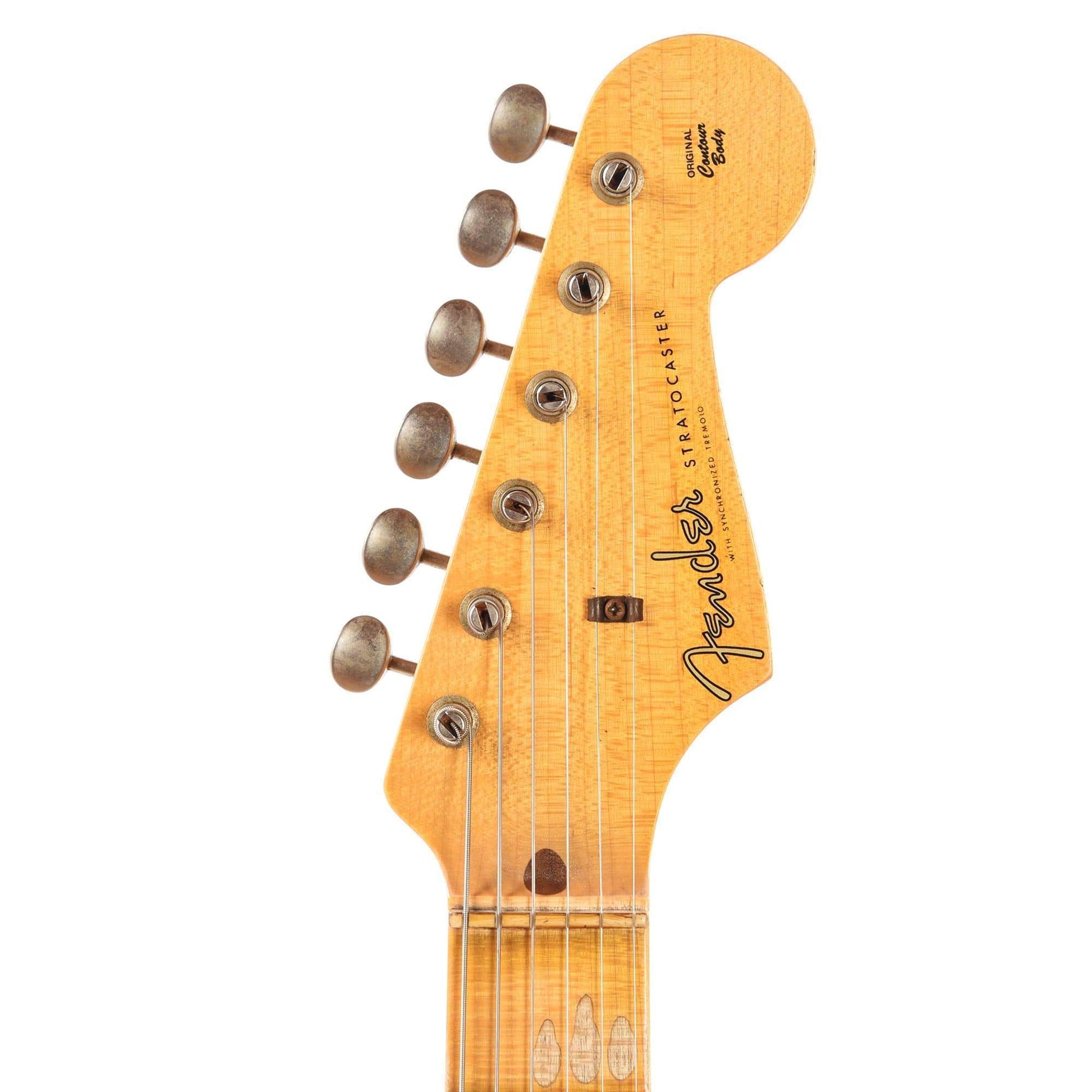 Fender Custom Shop 1957 Stratocaster "Chicago Special" Journeyman Aged Olympic White w/AA Flame Quartersawn Neck Electric Guitars / Solid Body