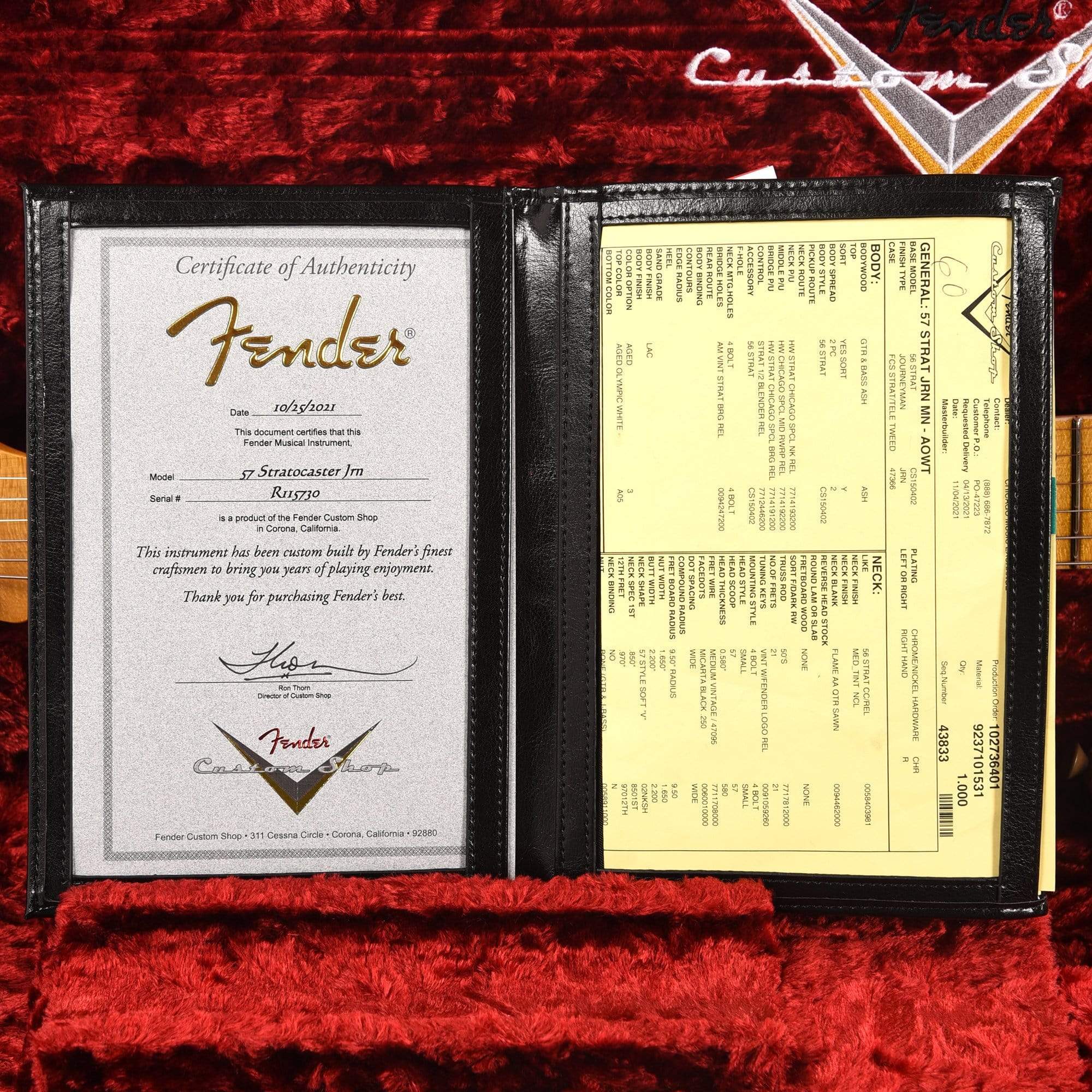 Fender Custom Shop 1957 Stratocaster 