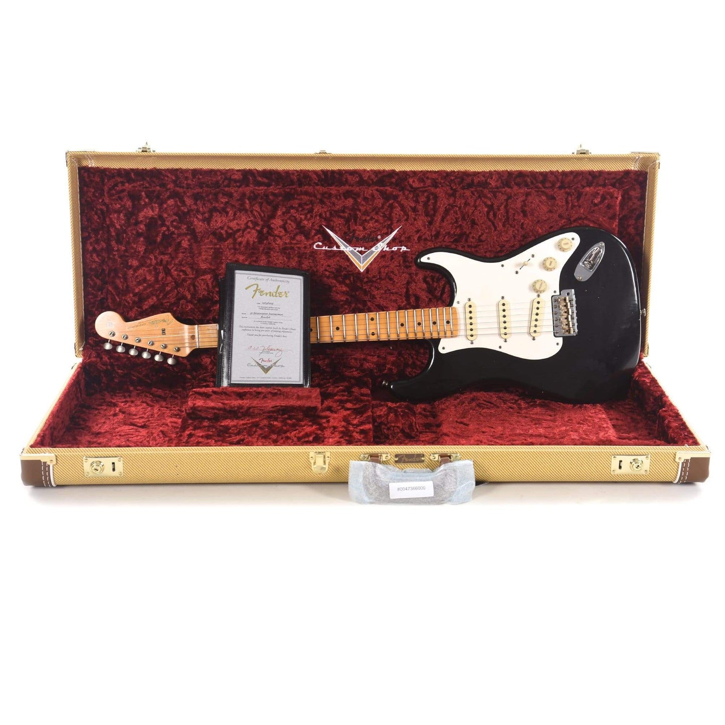Fender Custom Shop 1957 Stratocaster "Chicago Special" Journeyman Relic Faded/Aged Black Electric Guitars / Solid Body