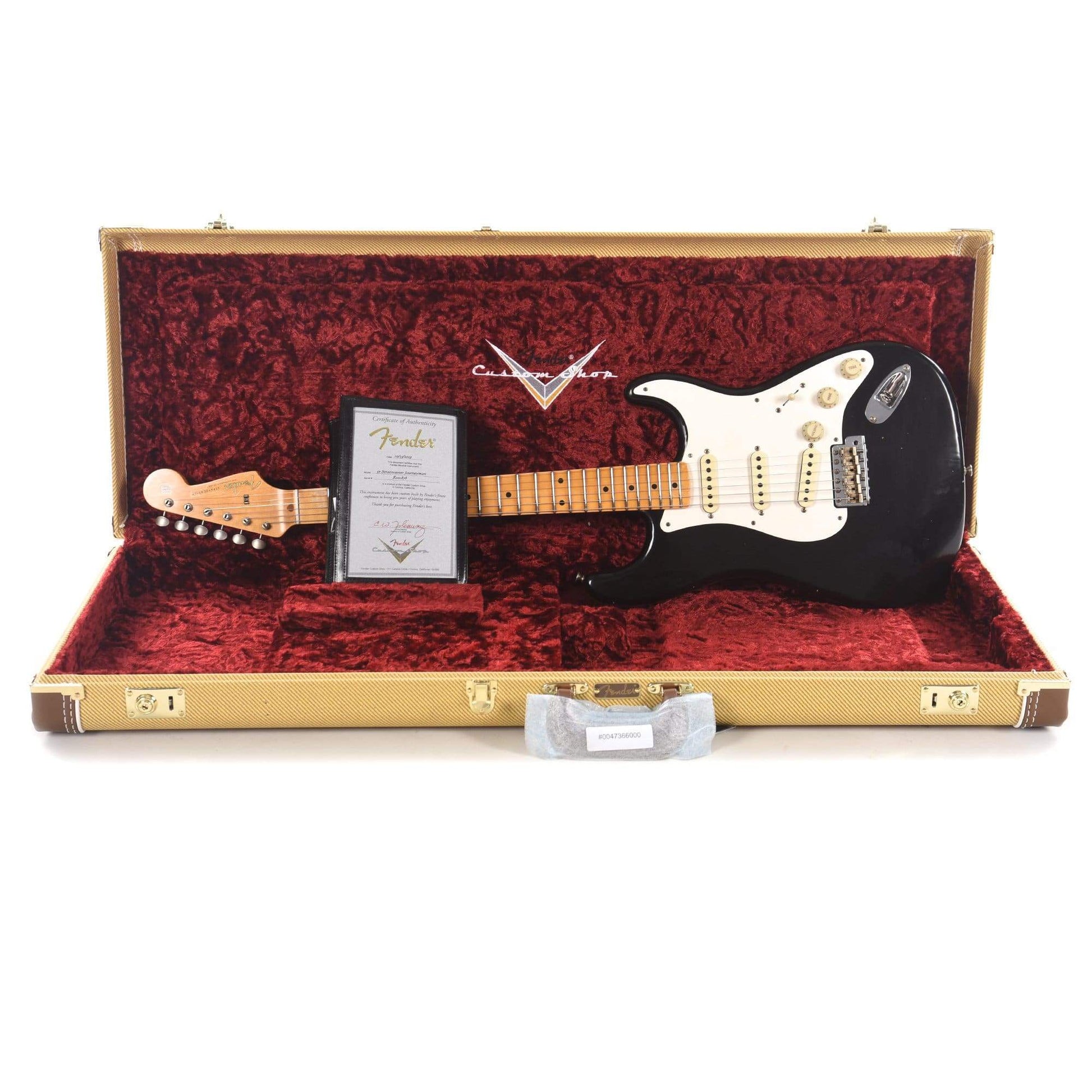Fender Custom Shop 1957 Stratocaster "Chicago Special" Journeyman Relic Faded/Aged Black Electric Guitars / Solid Body