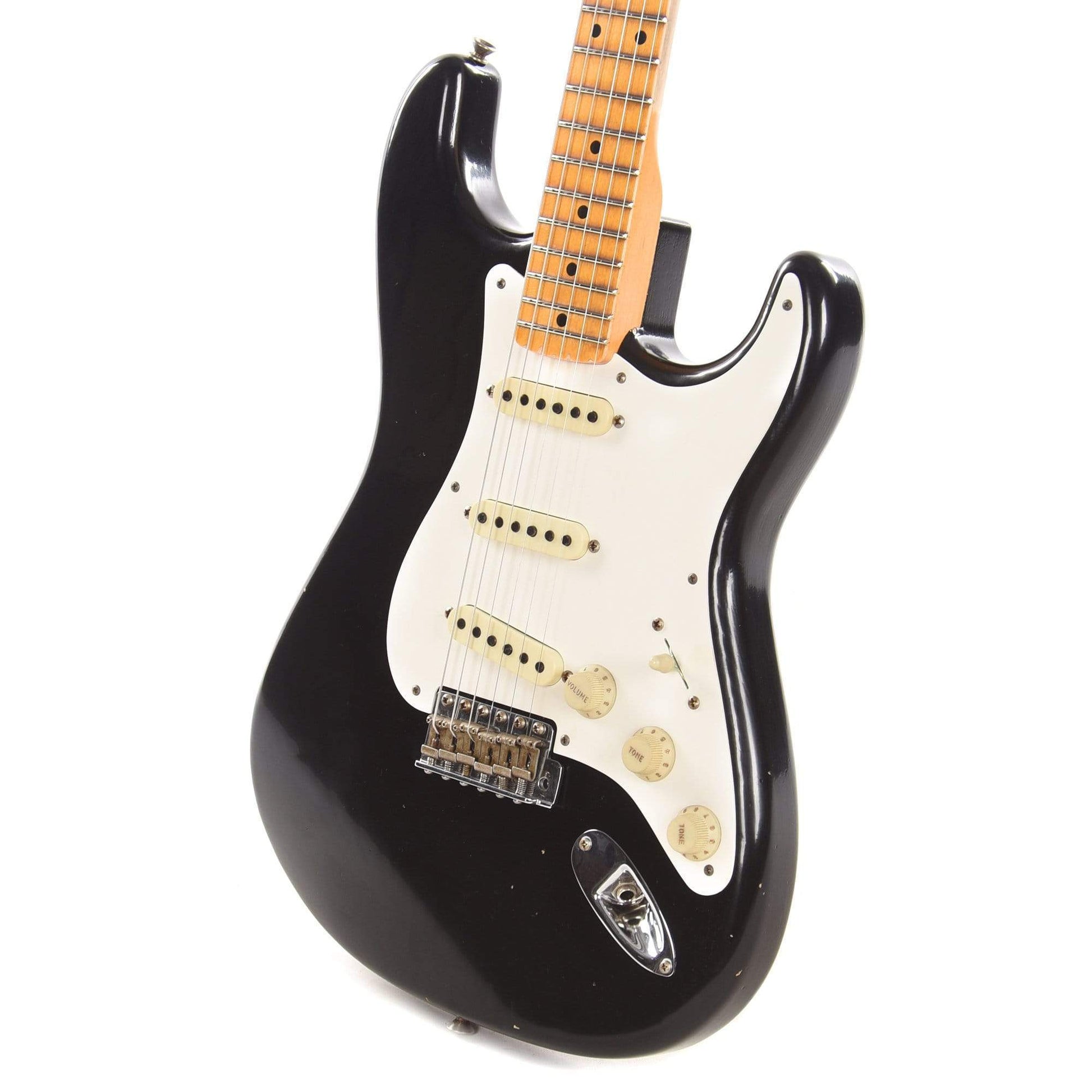 Fender Custom Shop 1957 Stratocaster "Chicago Special" Journeyman Relic Faded/Aged Black Electric Guitars / Solid Body