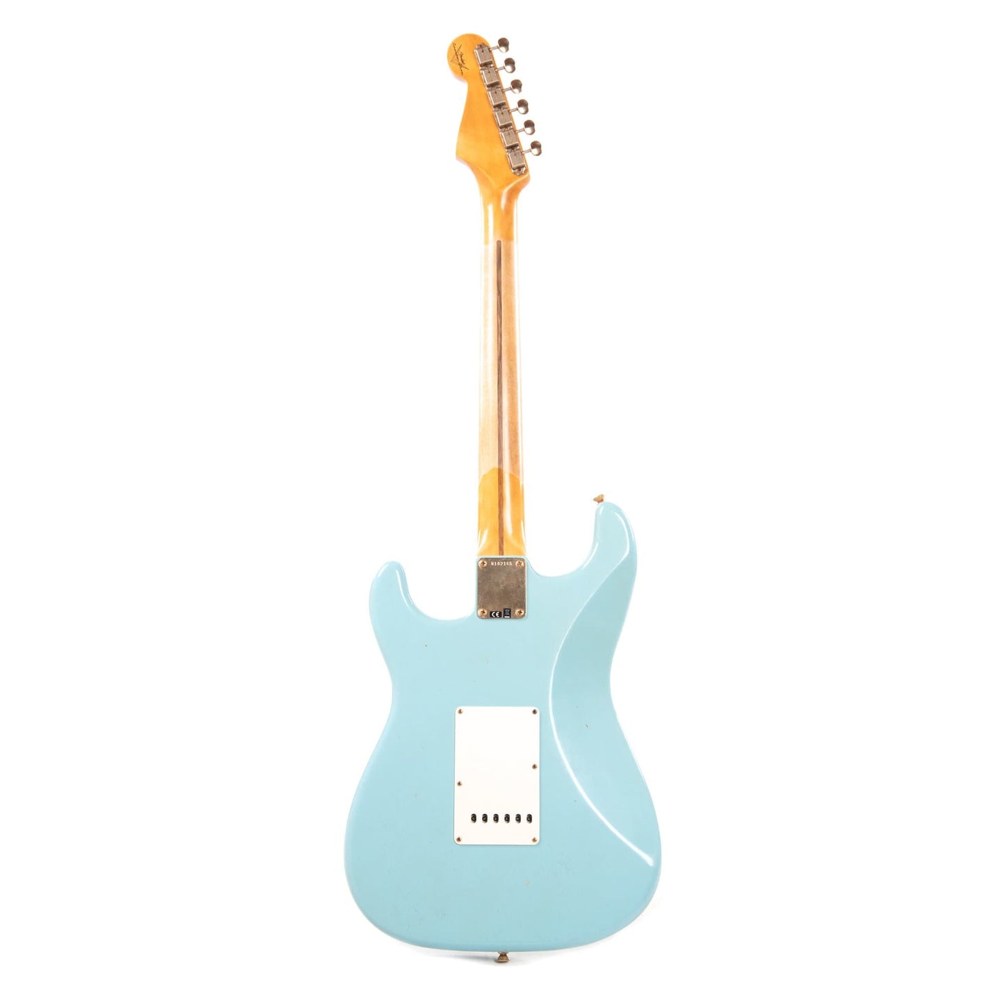 Fender Custom Shop 1957 Stratocaster "Chicago Special" Journeyman Relic Faded/Aged Daphne Blue w/Gold Hardware Electric Guitars / Solid Body