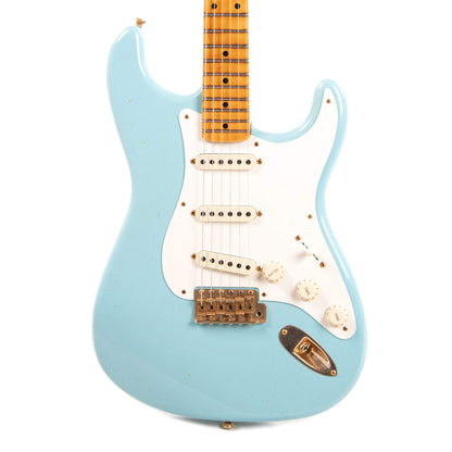 Fender Custom Shop 1957 Stratocaster "Chicago Special" Journeyman Relic Faded/Aged Daphne Blue w/Gold Hardware Electric Guitars / Solid Body