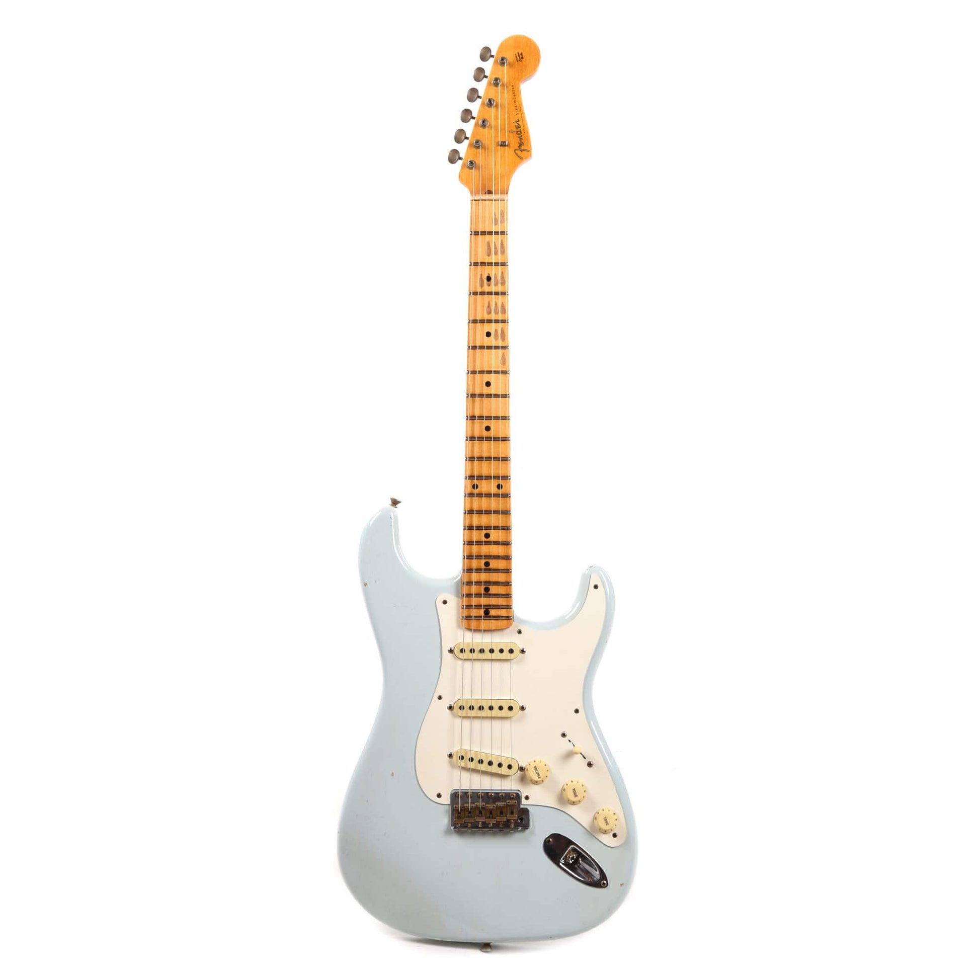 Fender Custom Shop 1957 Stratocaster "Chicago Special" Journeyman Relic Super Faded/Aged Sonic Blue Electric Guitars / Solid Body