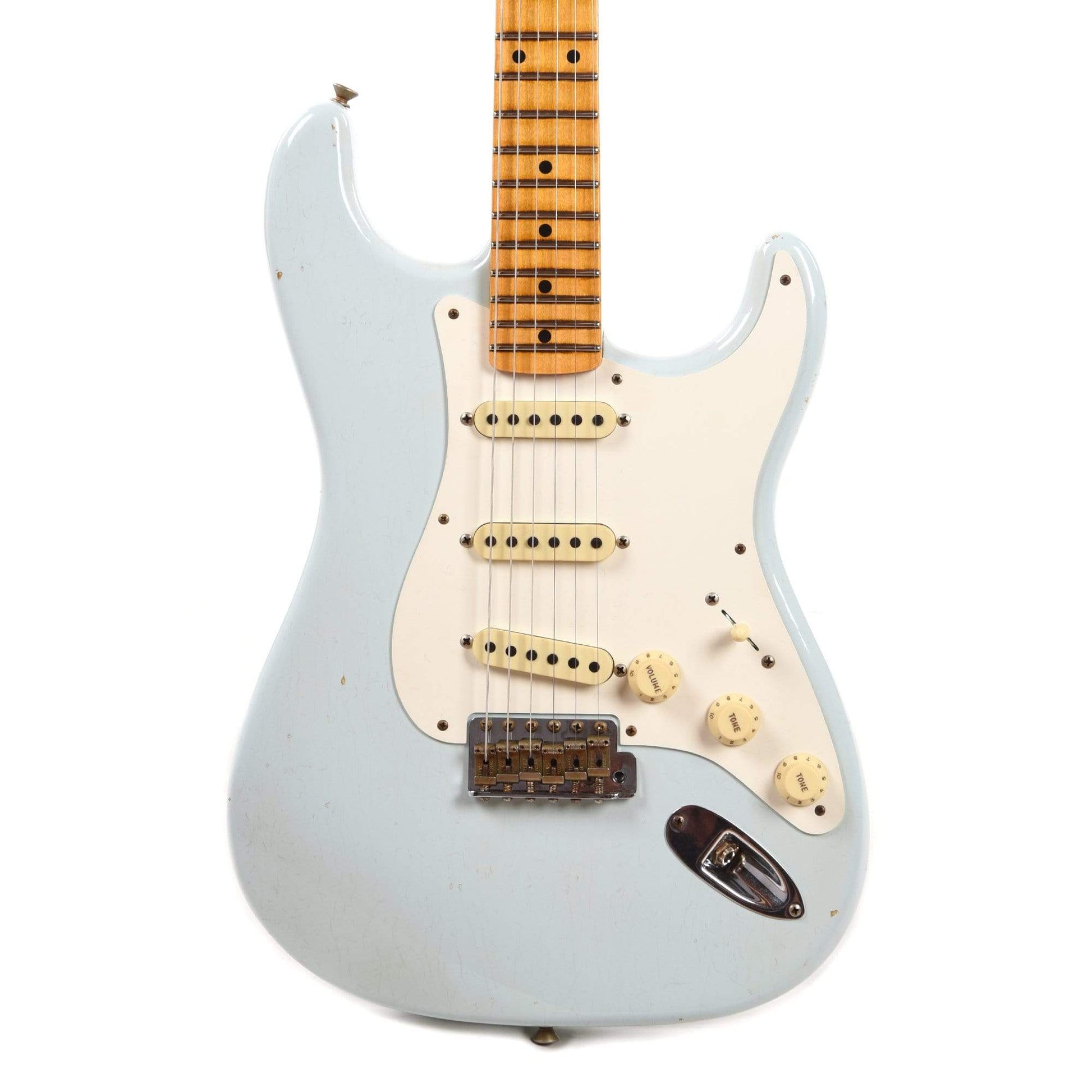 Fender Custom Shop 1957 Stratocaster "Chicago Special" Journeyman Relic Super Faded/Aged Sonic Blue Electric Guitars / Solid Body