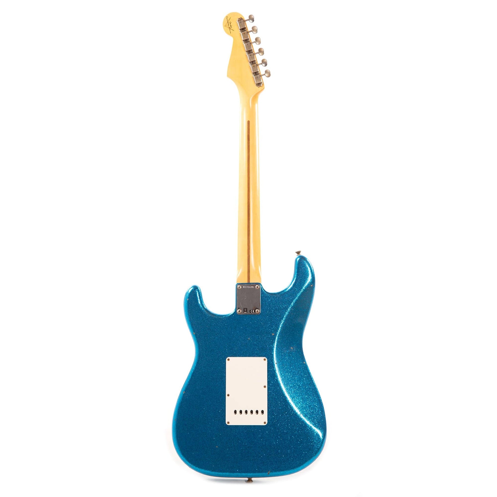 Fender Custom Shop 1957 Stratocaster "Chicago Special" Journeyman Super Aged Blue Sparkle w/Gold Anodized Pickguard Electric Guitars / Solid Body