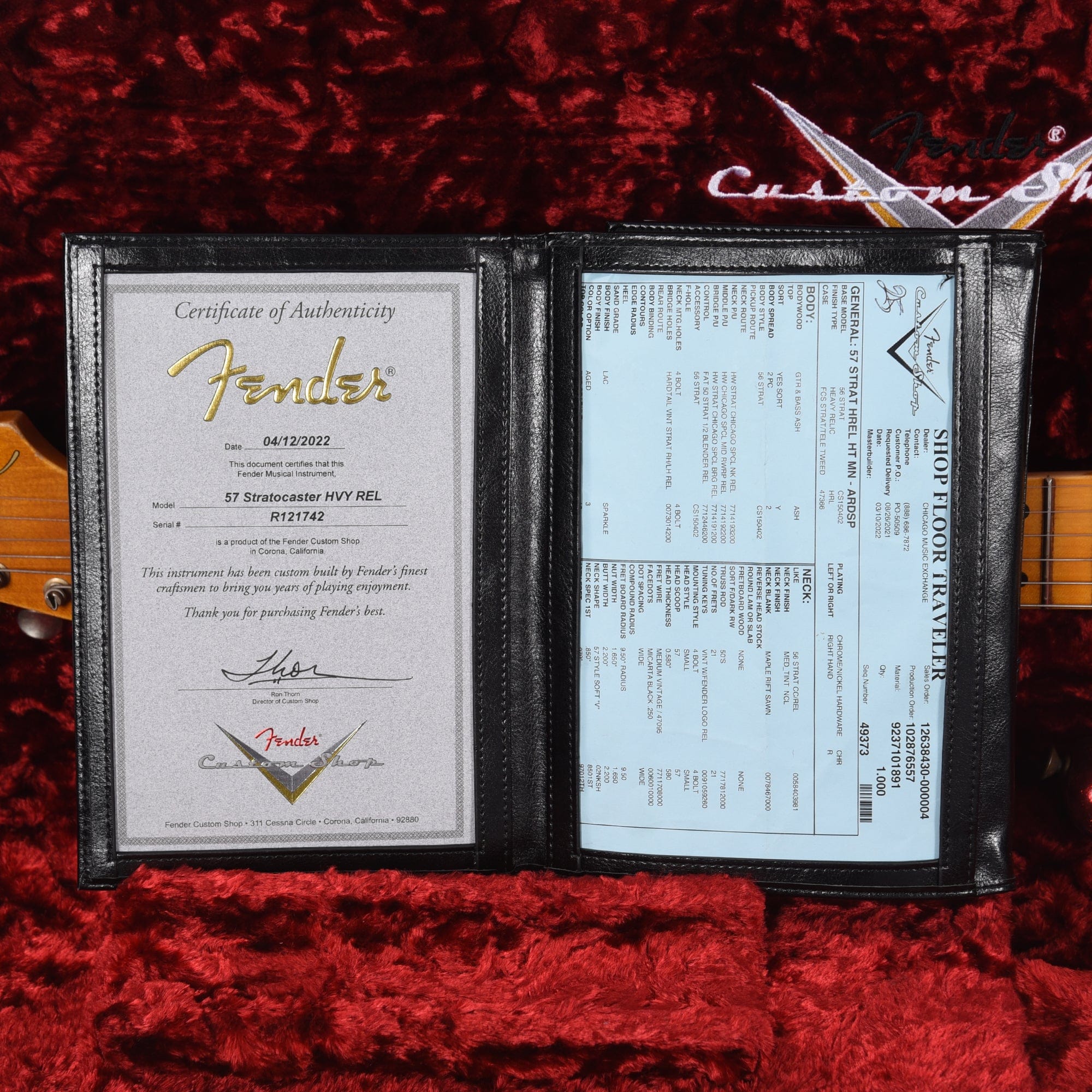 Fender Custom Shop 1957 Stratocaster Hardtail 