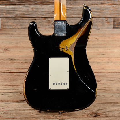 Fender Custom Shop 1957 Stratocaster Heavy Relic Faded Black Over Sunburst 2014 Electric Guitars / Solid Body