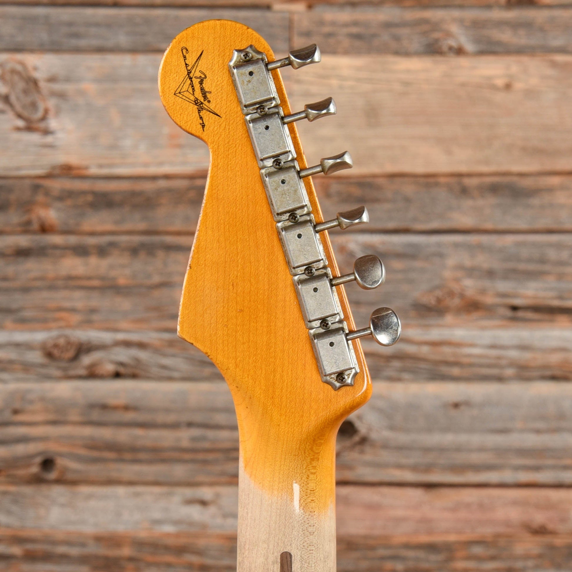 Fender Custom Shop 1957 Stratocaster Heavy Relic Faded Black Over Sunburst 2014 Electric Guitars / Solid Body