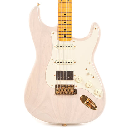 Fender Custom Shop 1957 Stratocaster HSS "Chicago Special" Deluxe Closet Classic Aged White Blonde w/Lollar Imperial, AA Flame Quartersawn Neck, & Gold Hardware Electric Guitars / Solid Body