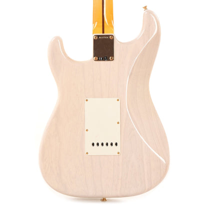Fender Custom Shop 1957 Stratocaster HSS "Chicago Special" Deluxe Closet Classic Aged White Blonde w/Lollar Imperial, AA Flame Quartersawn Neck, & Gold Hardware Electric Guitars / Solid Body