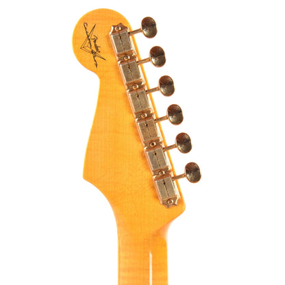 Fender Custom Shop 1957 Stratocaster HSS "Chicago Special" Deluxe Closet Classic Aged White Blonde w/Lollar Imperial, AA Flame Quartersawn Neck, & Gold Hardware Electric Guitars / Solid Body