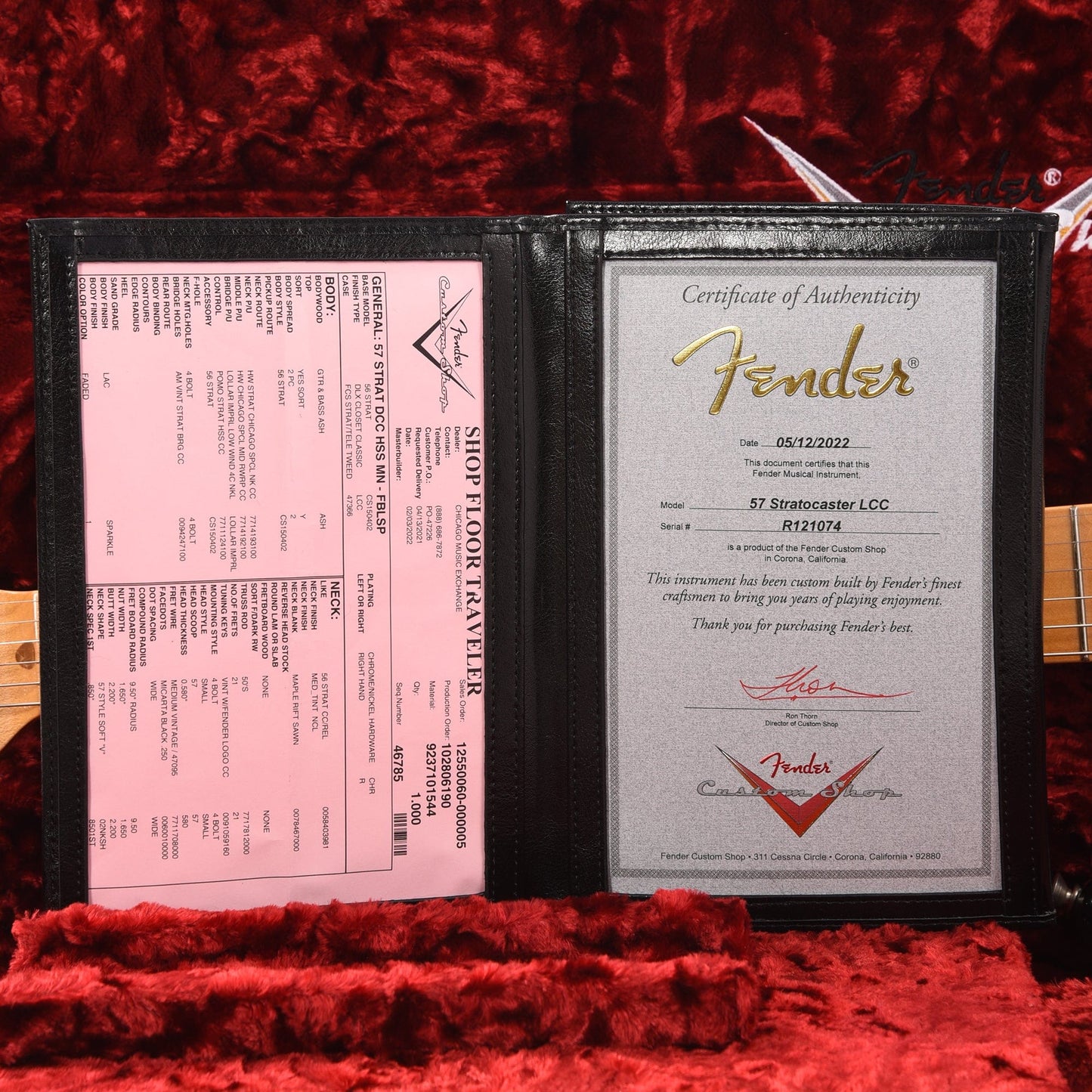 Fender Custom Shop 1957 Stratocaster HSS "Chicago Special" Deluxe Closet Classic Faded Black Sparkle w/Lollar Imperial Electric Guitars / Solid Body