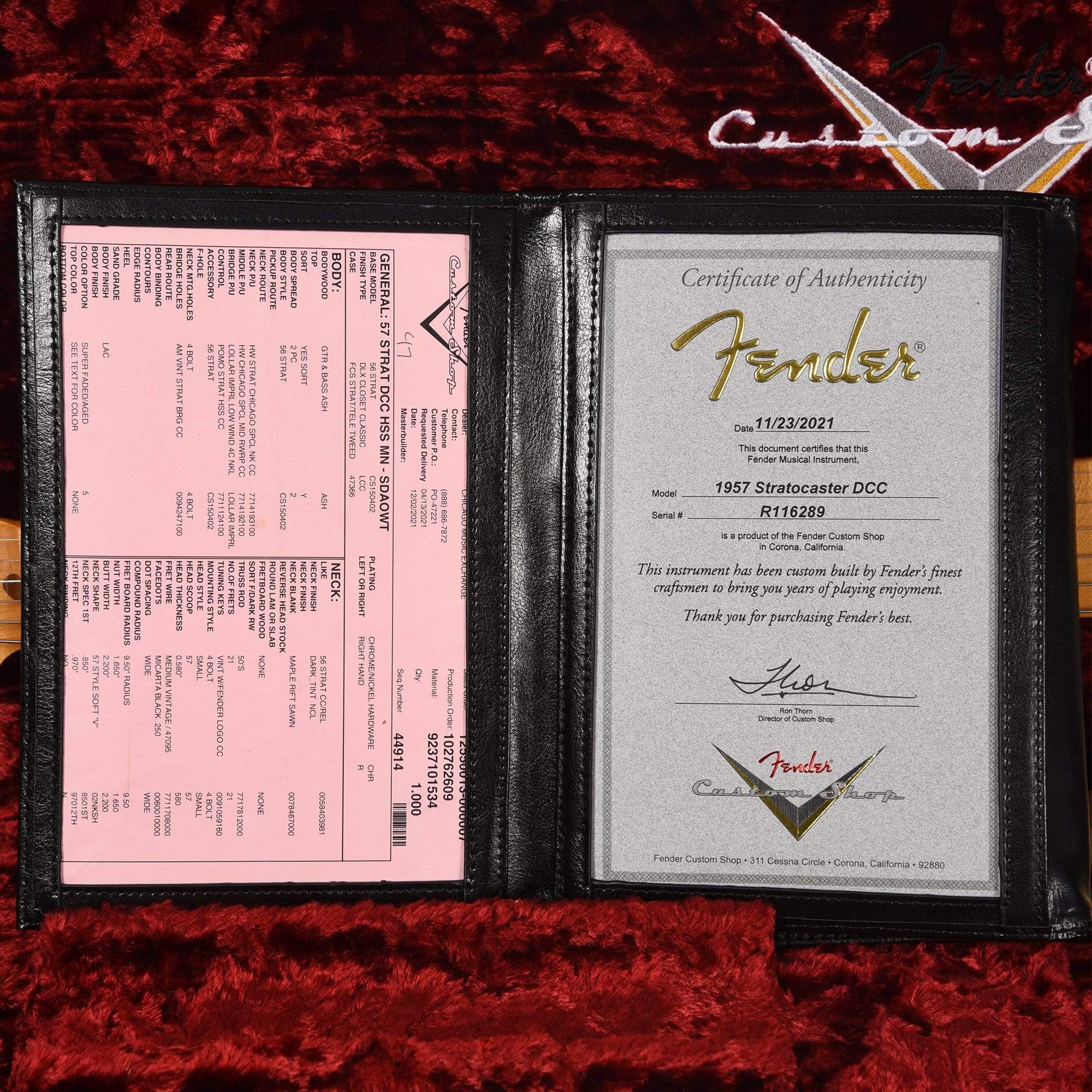 Fender Custom Shop 1957 Stratocaster HSS 