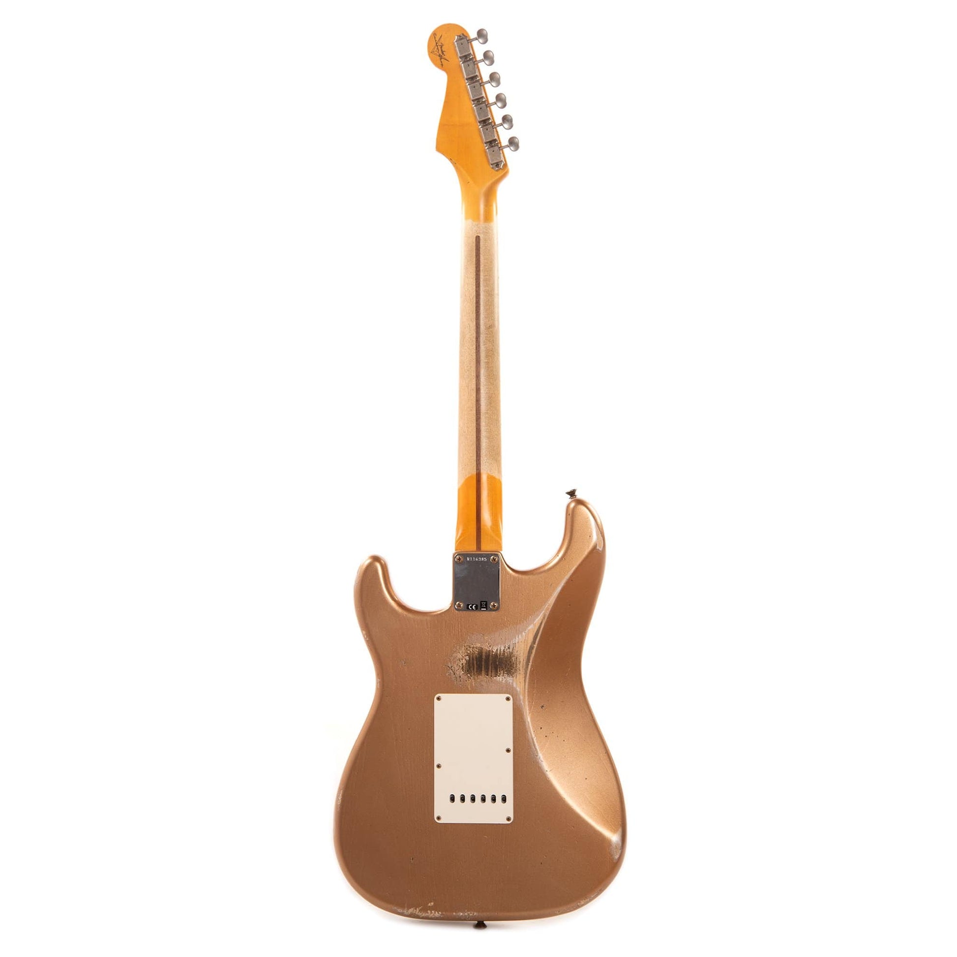 Fender Custom Shop 1957 Stratocaster HSS "Chicago Special" Heavy Relic Aged Firemist Gold w/Lollar Imperial & Black Aluminum Pickguard Electric Guitars / Solid Body