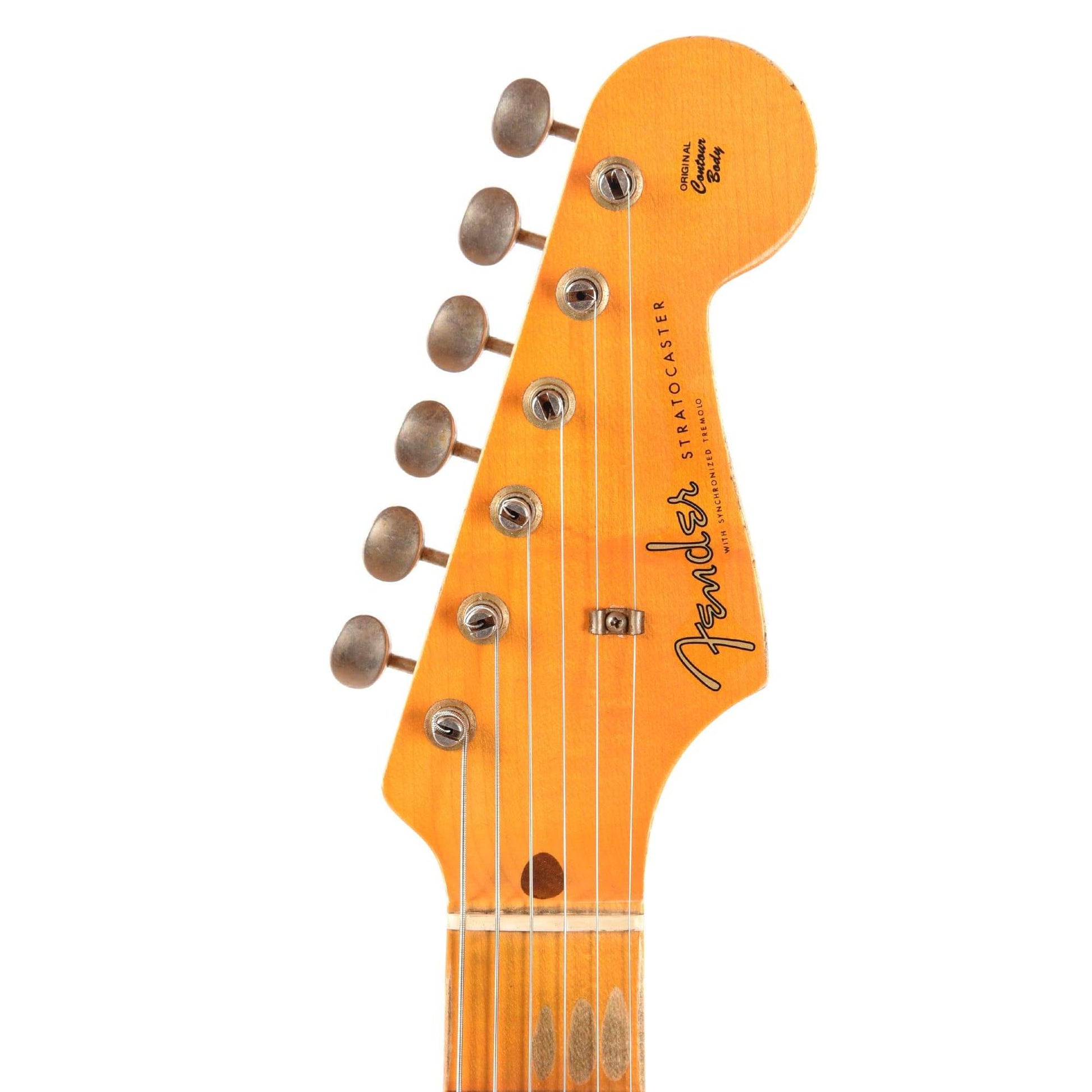 Fender Custom Shop 1957 Stratocaster HSS "Chicago Special" Heavy Relic Aged Firemist Gold w/Lollar Imperial & Black Aluminum Pickguard Electric Guitars / Solid Body