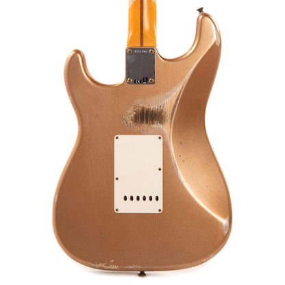 Fender Custom Shop 1957 Stratocaster HSS "Chicago Special" Heavy Relic Aged Firemist Gold w/Lollar Imperial & Black Aluminum Pickguard Electric Guitars / Solid Body