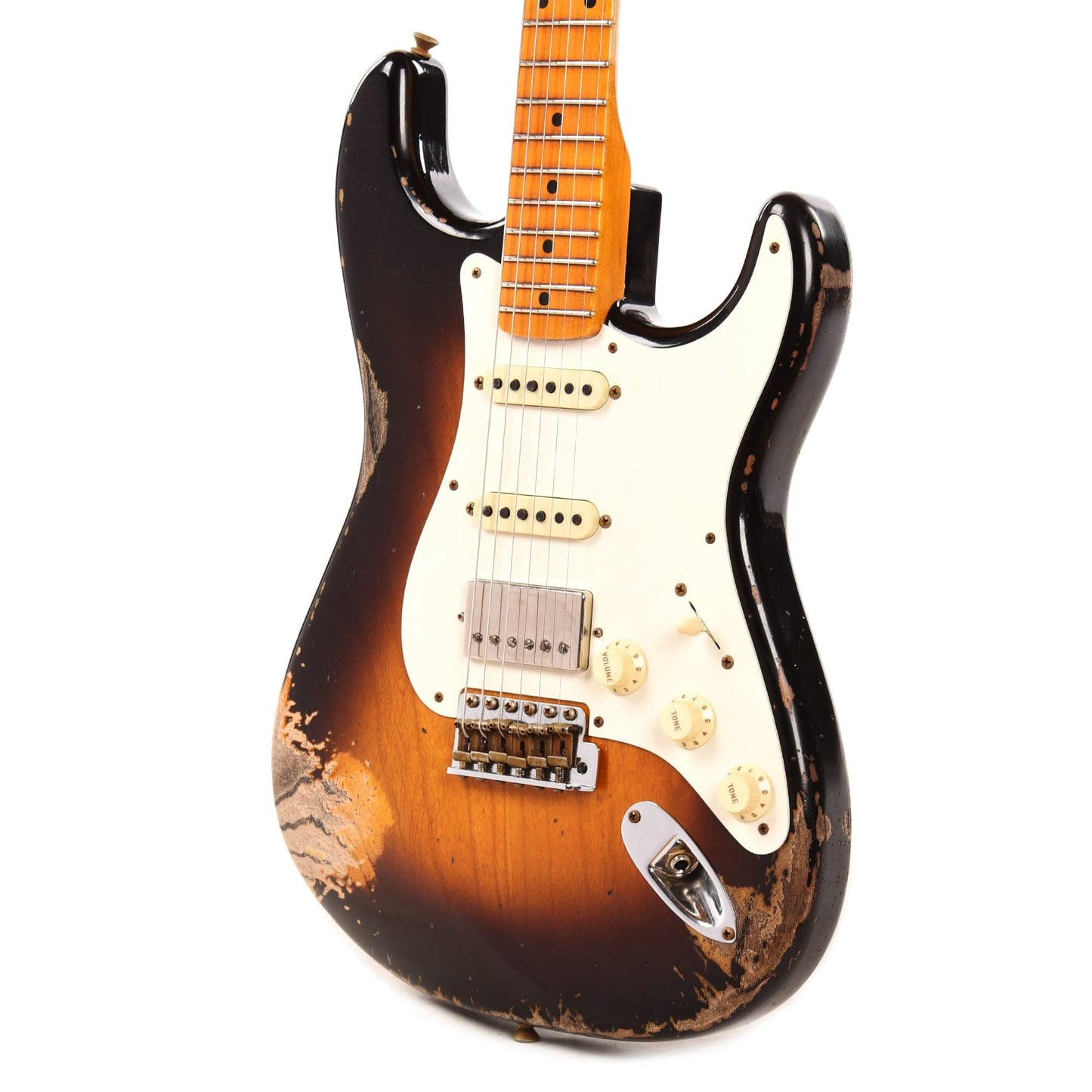 Fender Custom Shop 1957 Stratocaster HSS "Chicago Special" Heavy Relic Wide Fade Chocolate 2-Tone Sunburst w/Lollar Imperial Electric Guitars / Solid Body