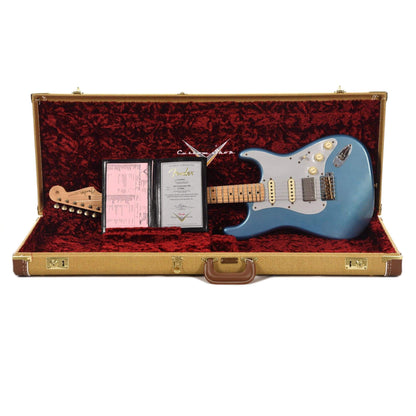 Fender Custom Shop 1957 Stratocaster HSS "Chicago Special" Journeyman Aged Lake Placid Blue w/Lollar Imperial & Silver Aluminum Pickguard Electric Guitars / Solid Body