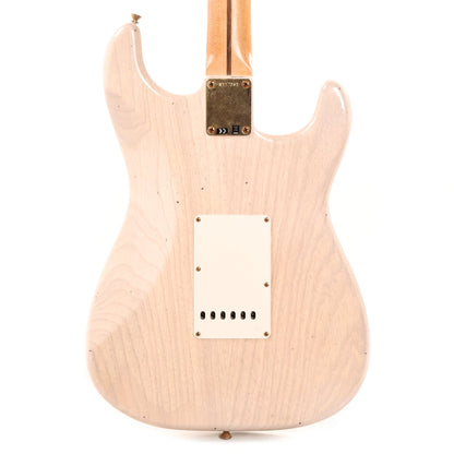 Fender Custom Shop 1957 Stratocaster HSS "Chicago Special" LEFTY Journeyman Super Aged White Blonde w/Lollar Imperial & Gold Hardware Electric Guitars / Solid Body