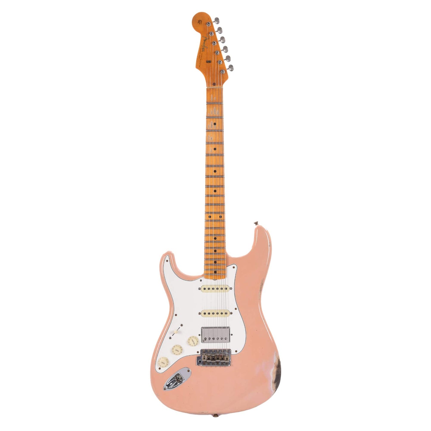 Fender Custom Shop 1957 Stratocaster HSS "Chicago Special" LEFTY Relic Aged Shell Pink w/Lollar Imperial Electric Guitars / Solid Body