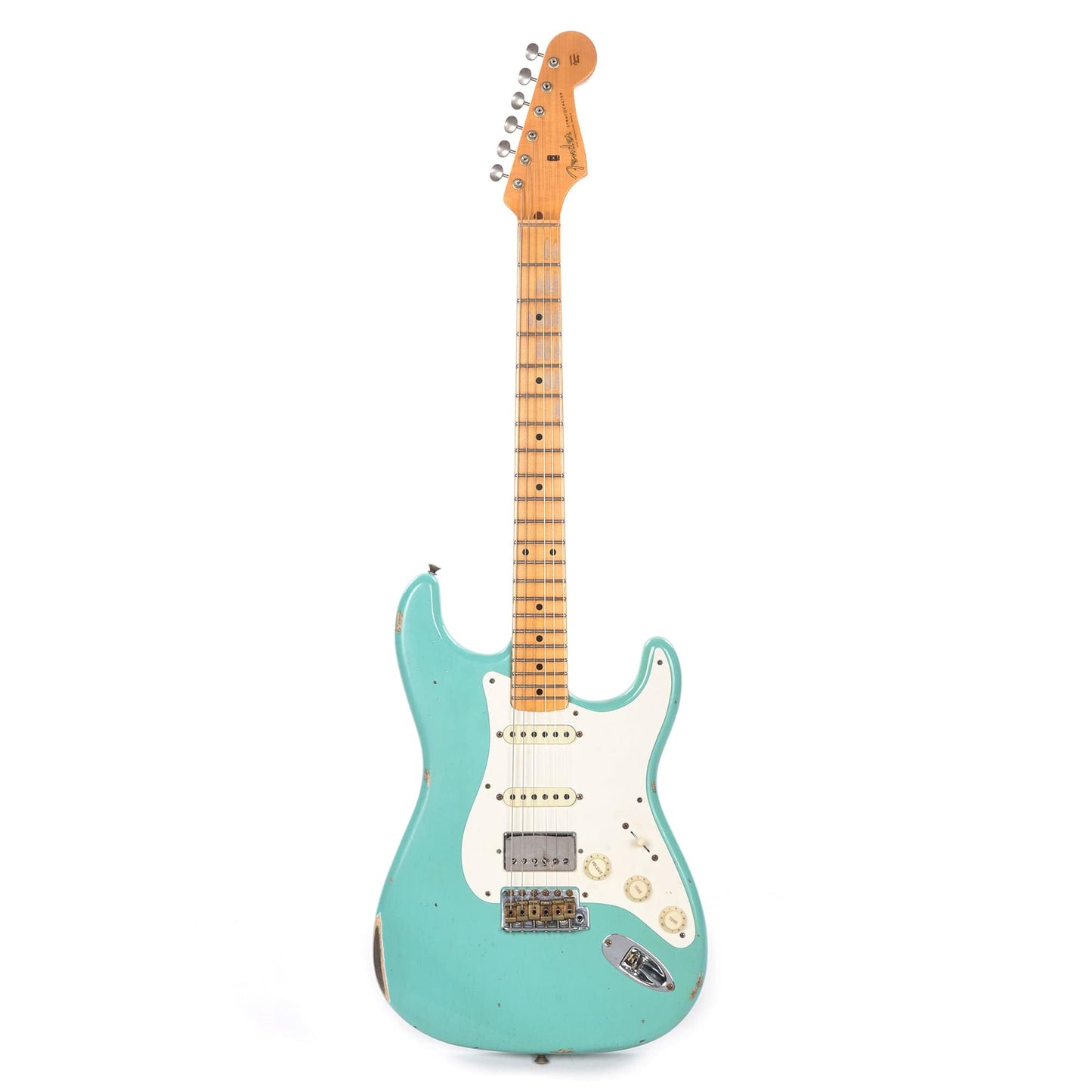 Fender Custom Shop 1957 Stratocaster HSS "Chicago Special" Relic Aged Sea Foam Green w/Lollar Imperial Low Wind Humbucker Electric Guitars / Solid Body