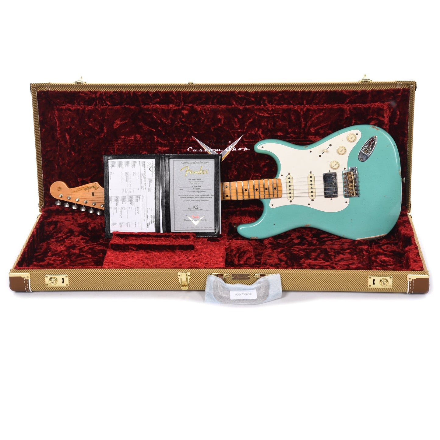 Fender Custom Shop 1957 Stratocaster HSS "Chicago Special" Relic Aged Sea Foam Green w/Lollar Imperial Low Wind Humbucker Electric Guitars / Solid Body