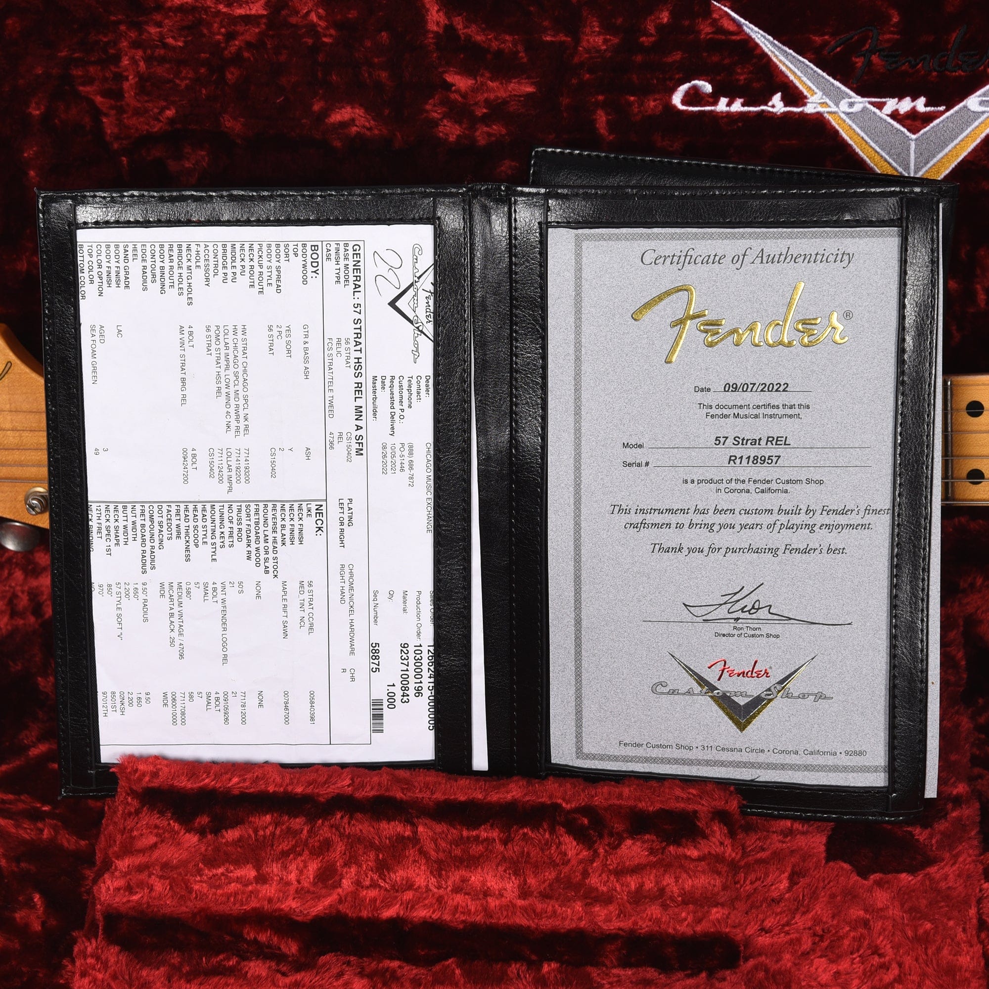 Fender Custom Shop 1957 Stratocaster HSS 