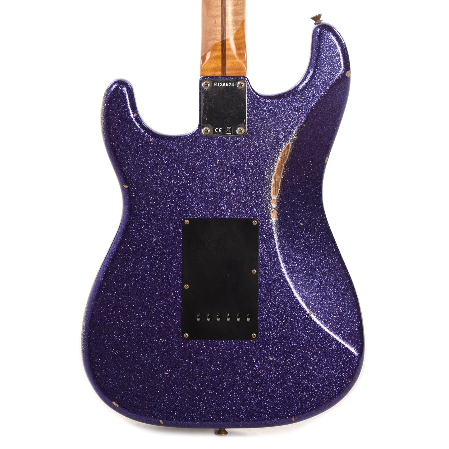 Fender Custom Shop 1957 Stratocaster HSS "Chicago Special" Relic Faded/Aged Purple Sparkle w/Black Plastics & Lollar Imperial Low-Wind Humbucker Electric Guitars / Solid Body