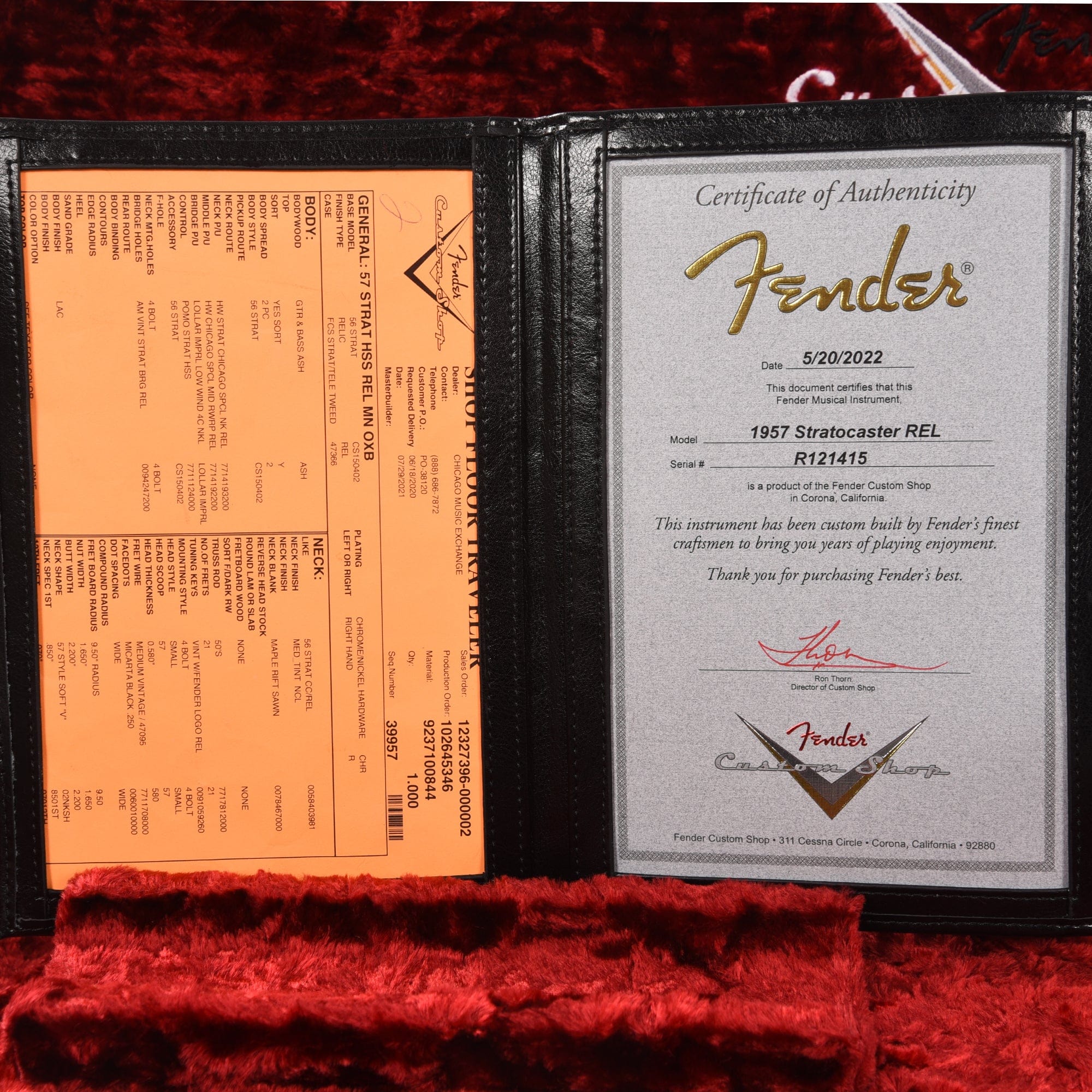 Fender Custom Shop 1957 Stratocaster HSS 