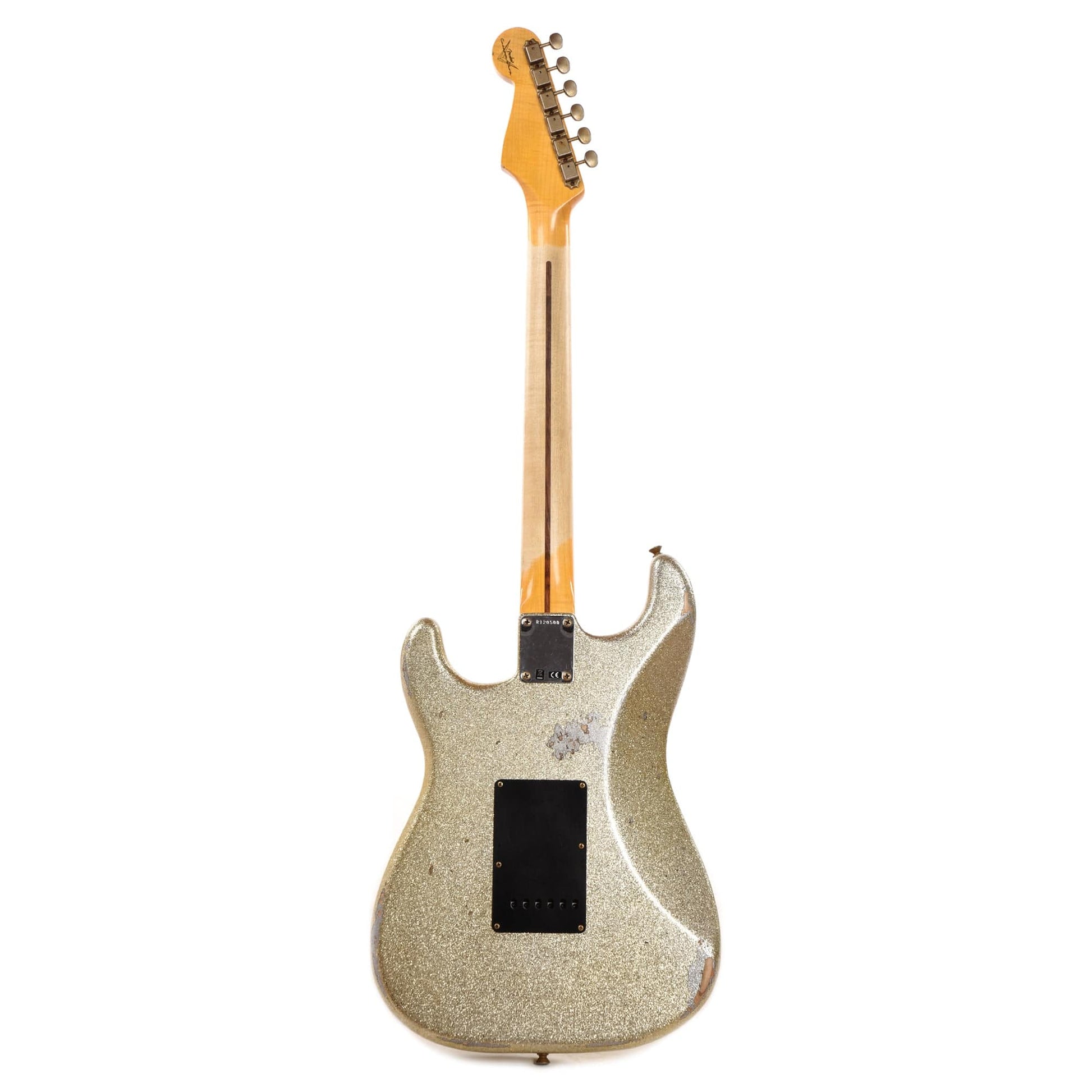 Fender Custom Shop 1957 Stratocaster HSS "Chicago Special" Relic Super Aged Silver Sparkle w/Black Plastics & Lollar Imperial Low-Wind Humbucker Electric Guitars / Solid Body