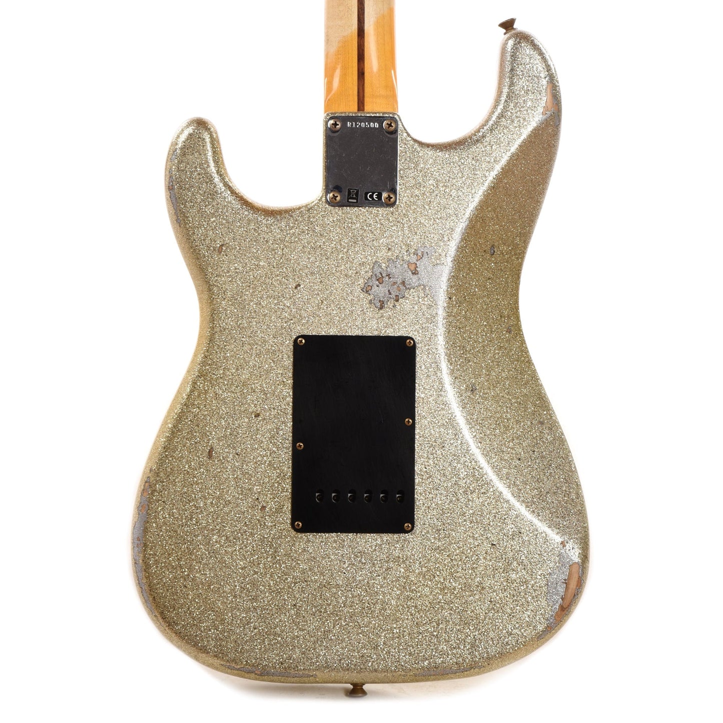Fender Custom Shop 1957 Stratocaster HSS "Chicago Special" Relic Super Aged Silver Sparkle w/Black Plastics & Lollar Imperial Low-Wind Humbucker Electric Guitars / Solid Body