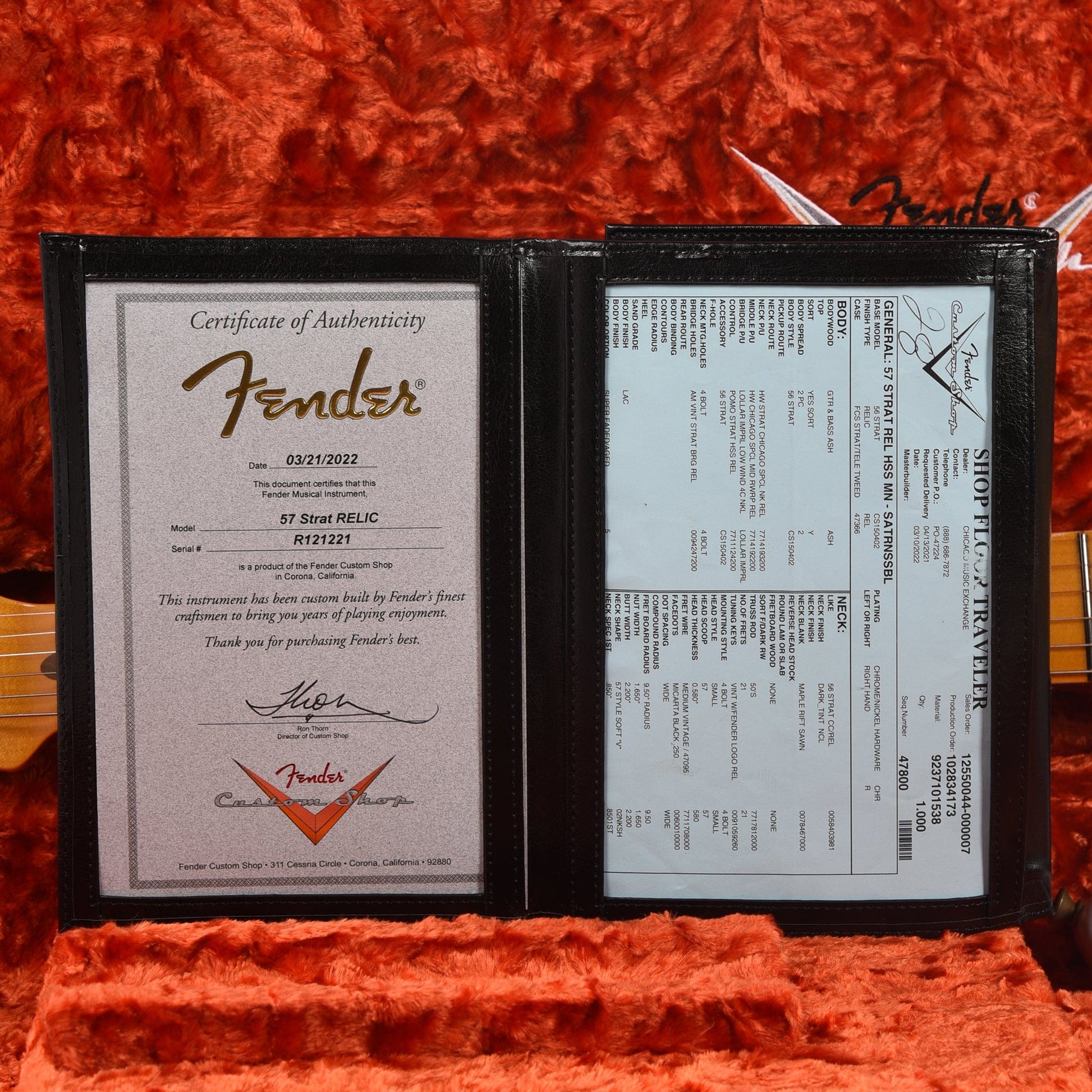 Fender Custom Shop 1957 Stratocaster HSS "Chicago Special" Relic Super Aged Trans Sonic Blue w/Lollar Imperial & Gold Anodized Pickguard Electric Guitars / Solid Body