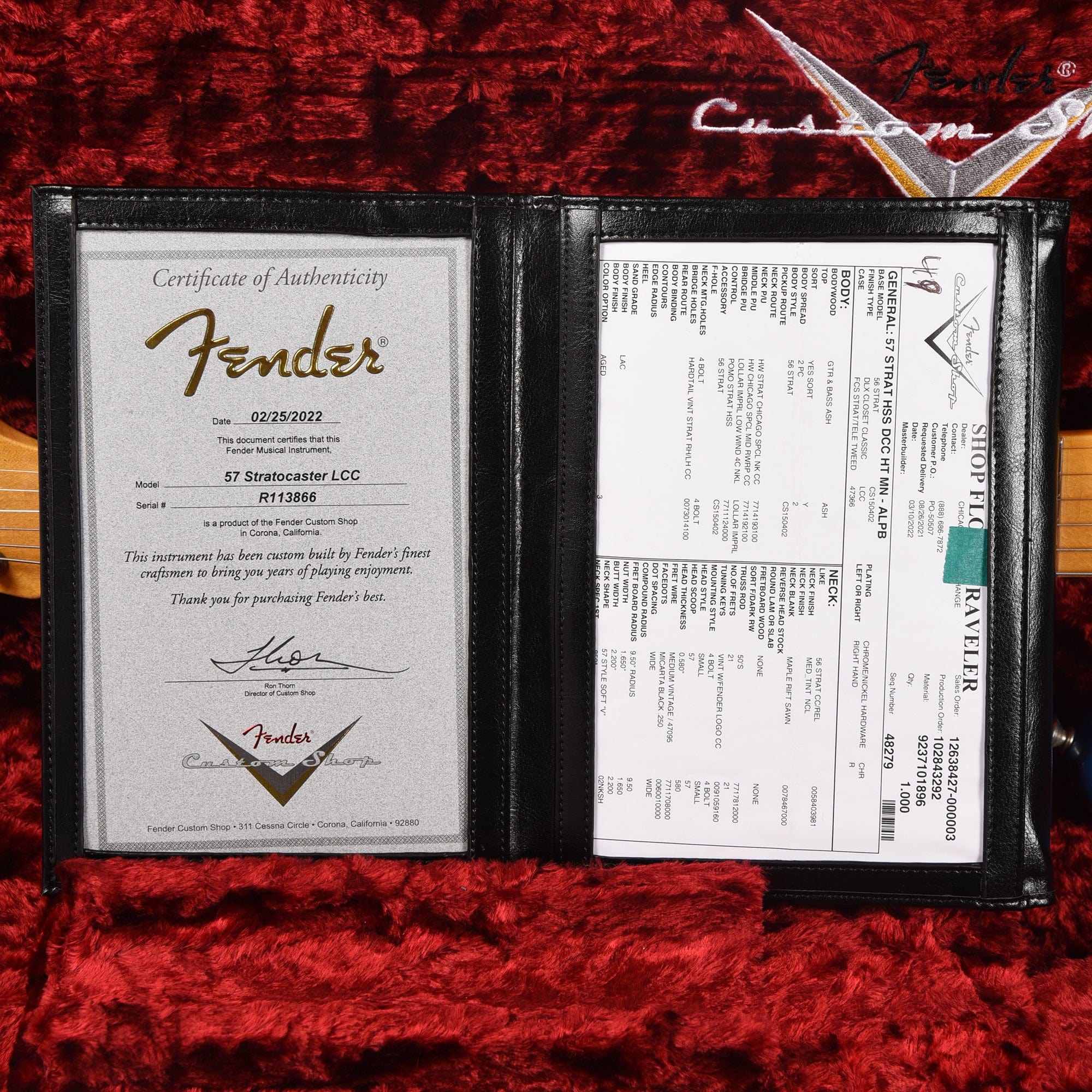 Fender Custom Shop 1957 Stratocaster HSS Hardtail 