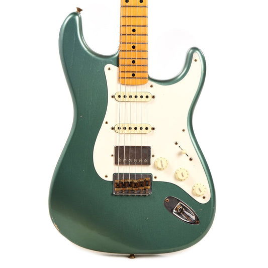 Fender Custom Shop 1957 Stratocaster HSS Hardtail "Chicago Special" Journeyman Aged Sherwood Green Metallic w/Lollar Imperial Low-Wind Humbucker Electric Guitars / Solid Body