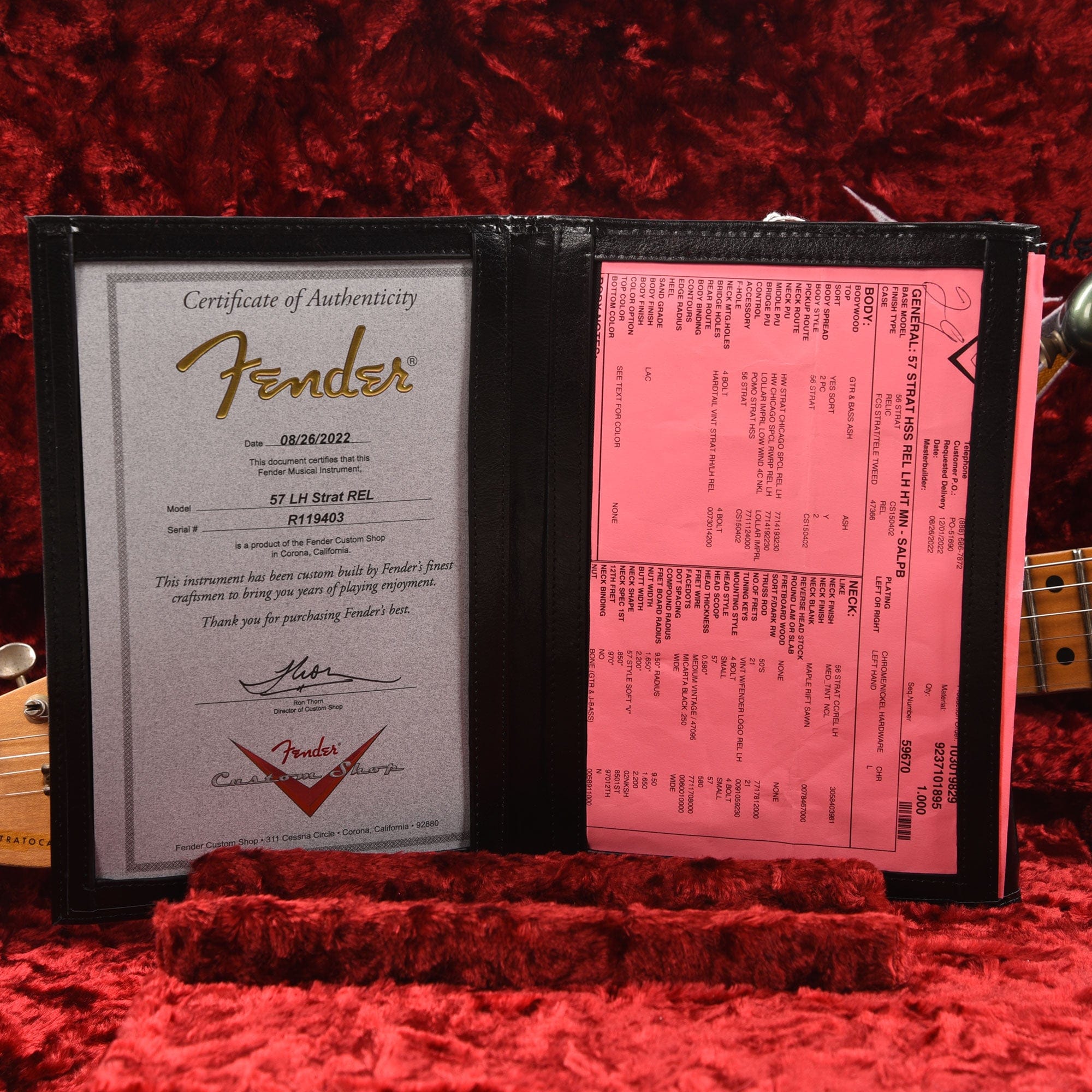 Fender Custom Shop 1957 Stratocaster HSS Hardtail 