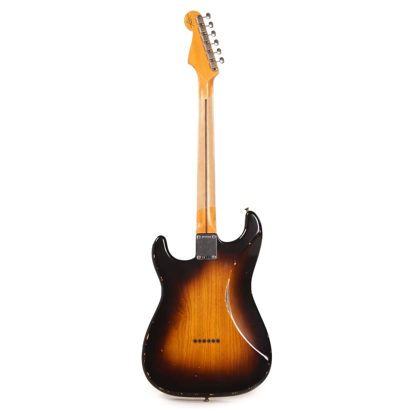 Fender Custom Shop 1957 Stratocaster HSS Hardtail "Chicago Special" Relic Faded Wide Fade Chocolate 2-Color Sunburst w/Lollar Imperial Low-Wind Humbucker Electric Guitars / Solid Body