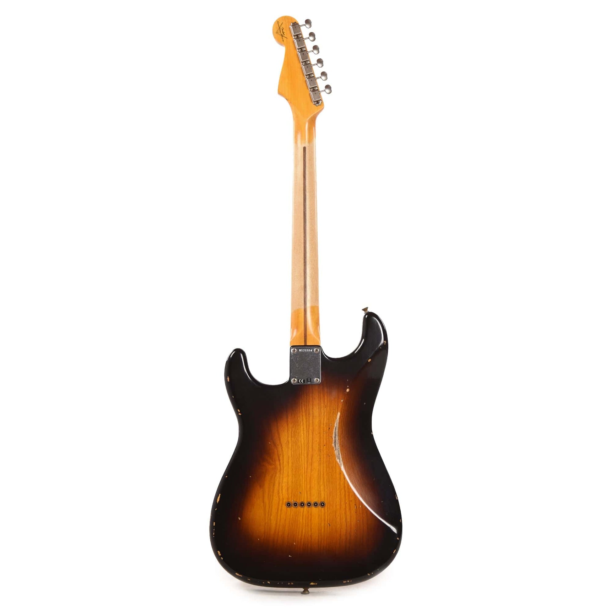 Fender Custom Shop 1957 Stratocaster HSS Hardtail "Chicago Special" Relic Faded Wide Fade Chocolate 2-Color Sunburst w/Lollar Imperial Low-Wind Humbucker Electric Guitars / Solid Body