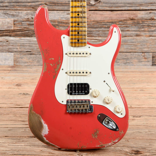 Fender Custom Shop 1957 Stratocaster HSS Heavy Relic Fiesta Red 2018 Electric Guitars / Solid Body