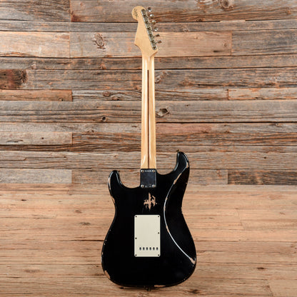 Fender Custom Shop 1957 Stratocaster Relic Aged Black 2022 Electric Guitars / Solid Body